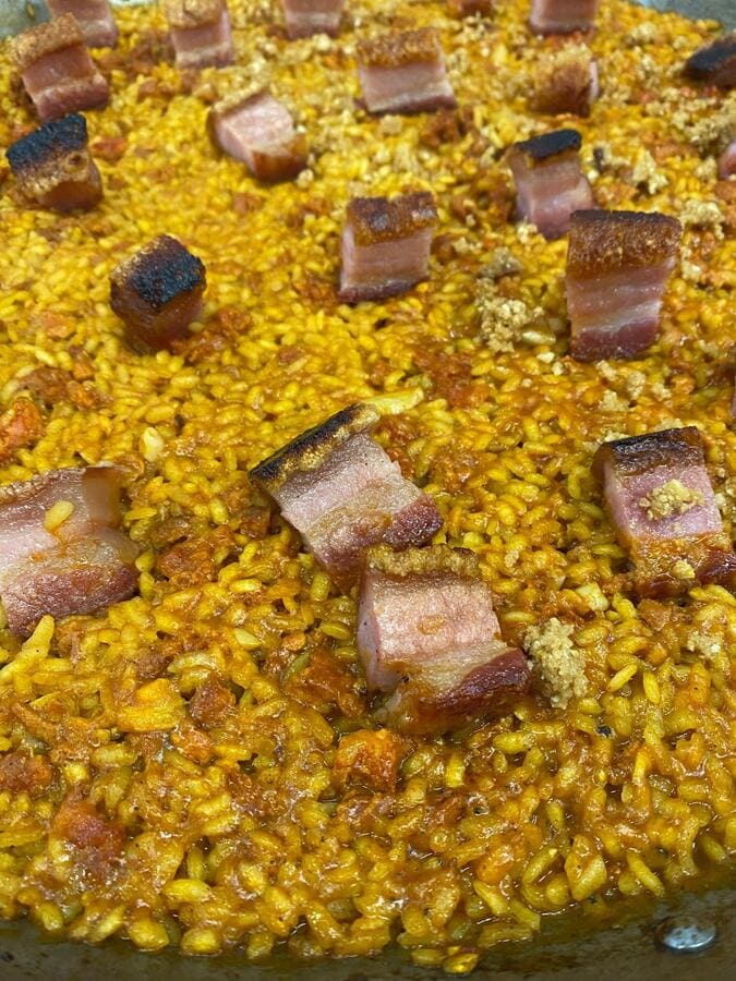La Baltasara Arrocería arroz con cerdo
